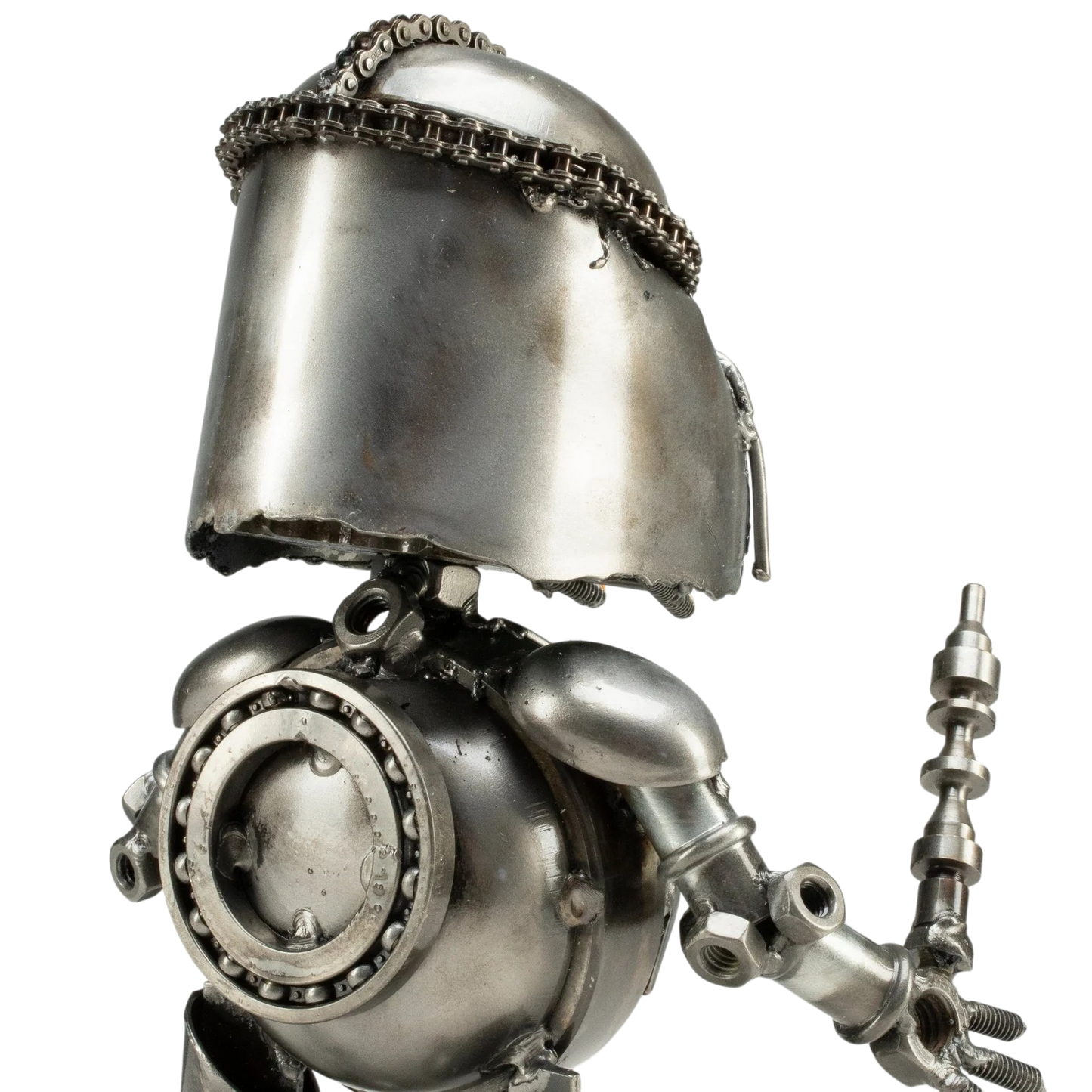 10" Darth Vader Recycled Metal Sculpture (Inspired by Darth Vader)