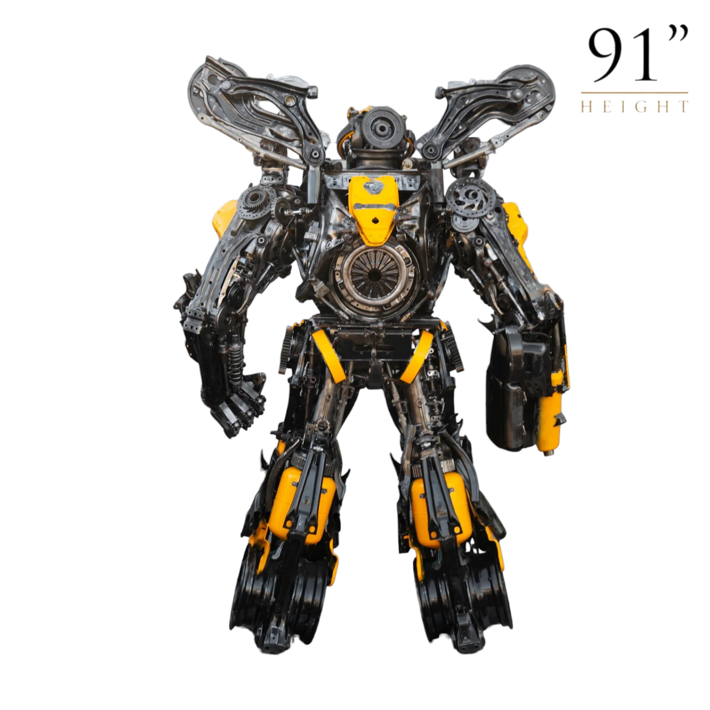 Bumblebee Recycled Metal Sculpture (Inspired by Bumblebee)