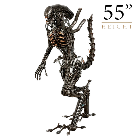 Alien Recycled Metal Sculpture (Inspired by Alien)