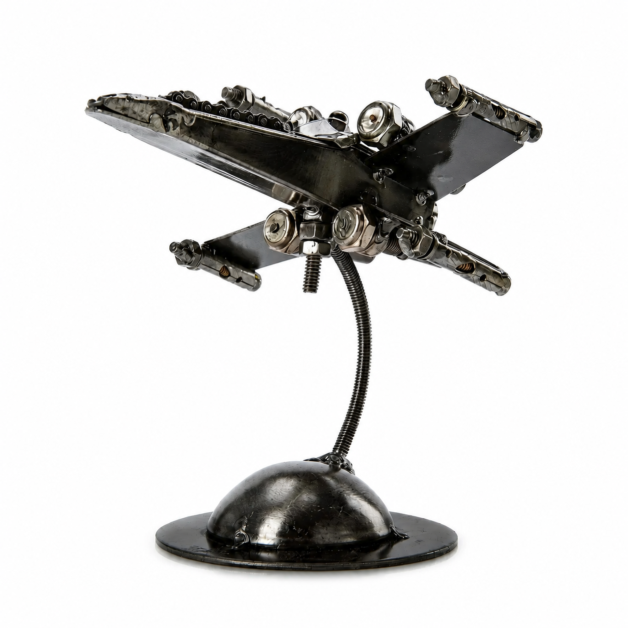 X-Wing Recycled Metal Sculpture (Inspired by X-Wing)