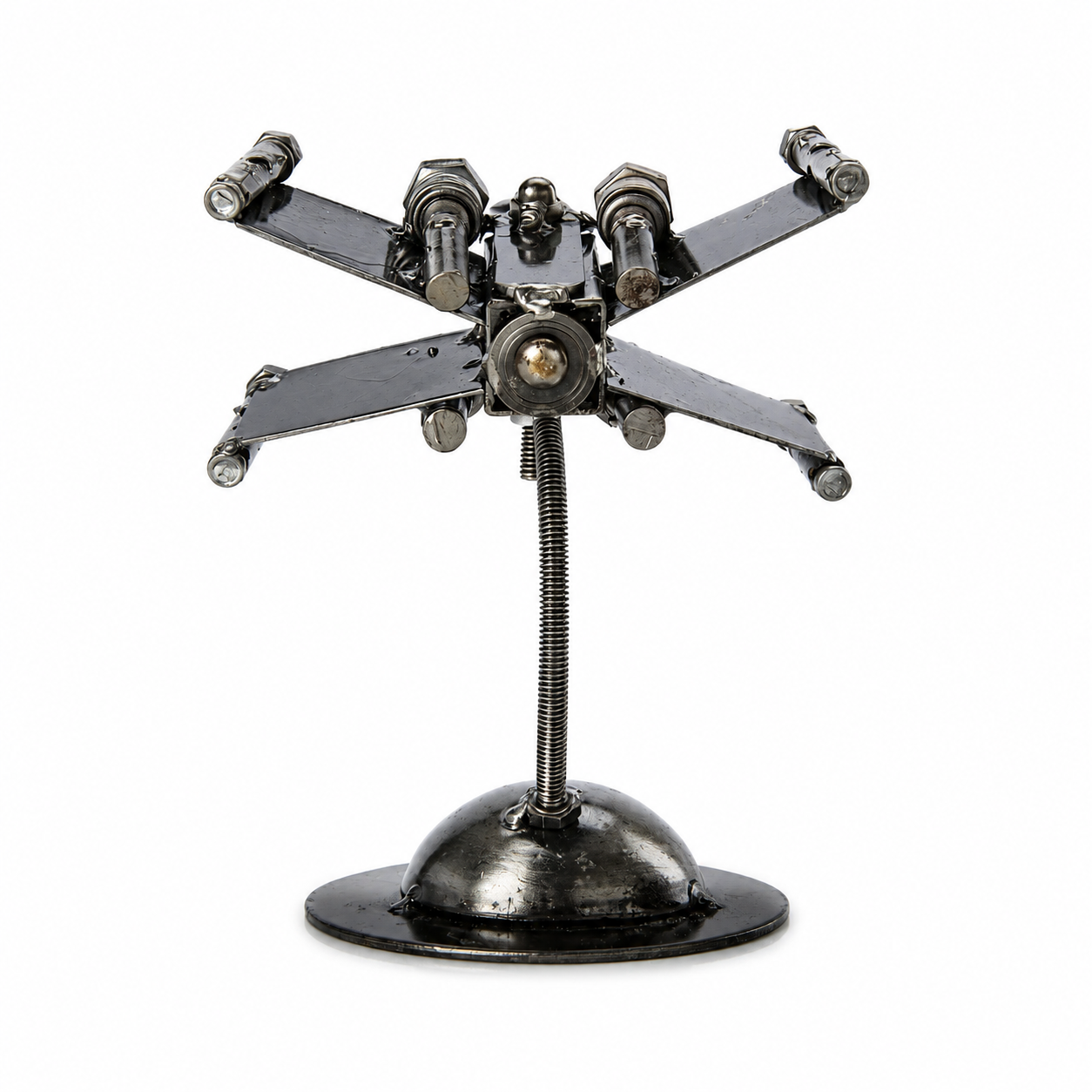 X-Wing Recycled Metal Sculpture (Inspired by X-Wing)