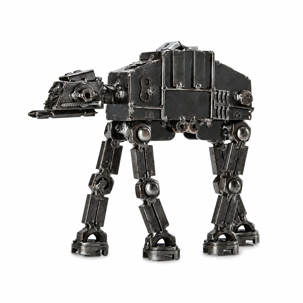 AT-AT Recycled Metal Sculpture (Inspired by AT-AT)
