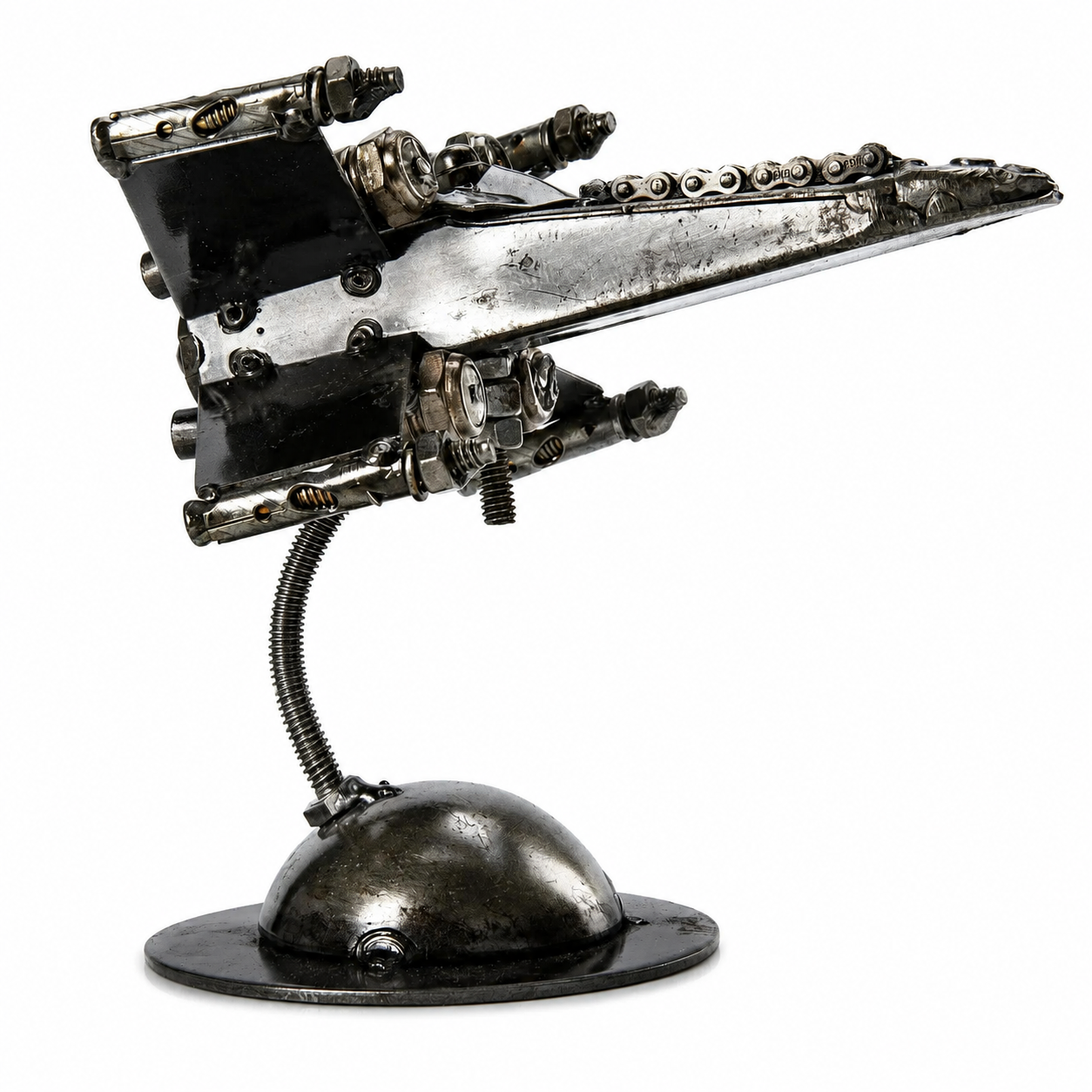 X-Wing Recycled Metal Sculpture (Inspired by X-Wing)