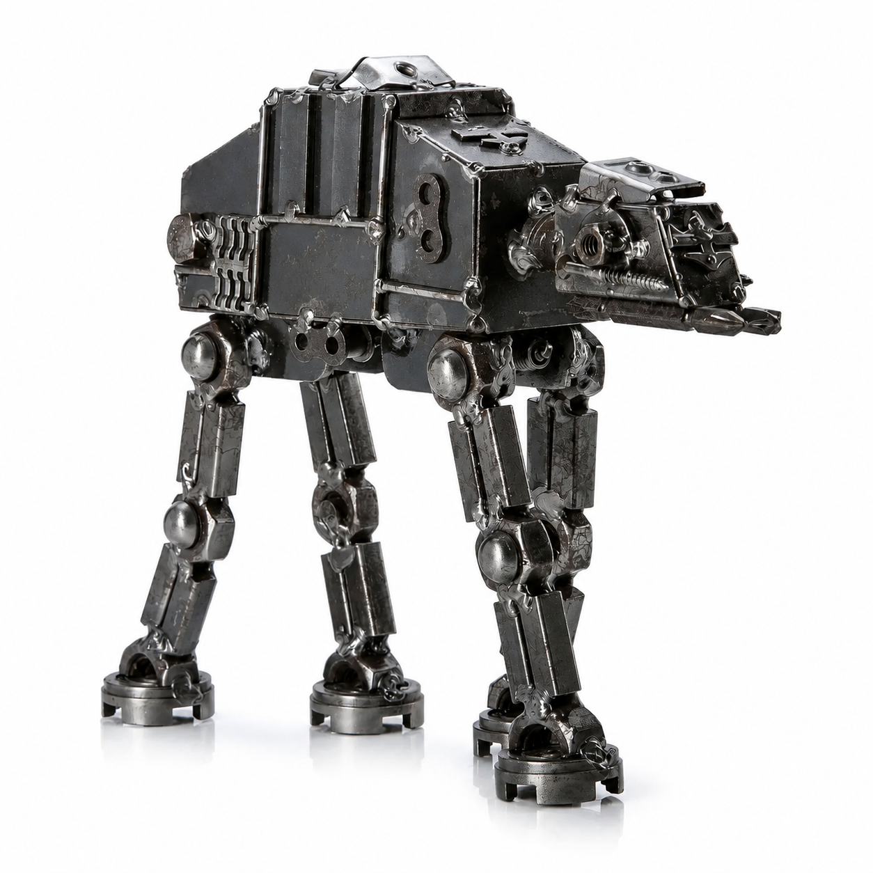 AT-AT Recycled Metal Sculpture (Inspired by AT-AT)