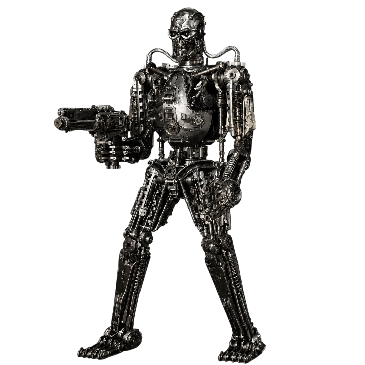 Terminator Recycled Metal Sculpture (Inspired by Terminator)