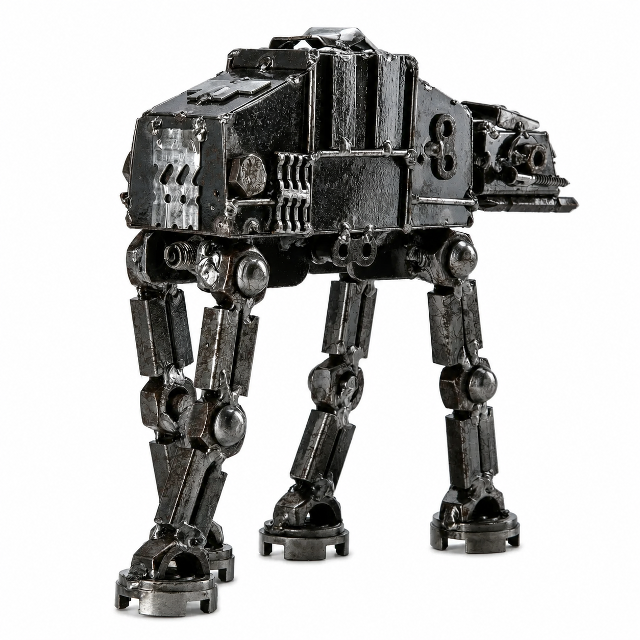 AT-AT Recycled Metal Sculpture (Inspired by AT-AT)