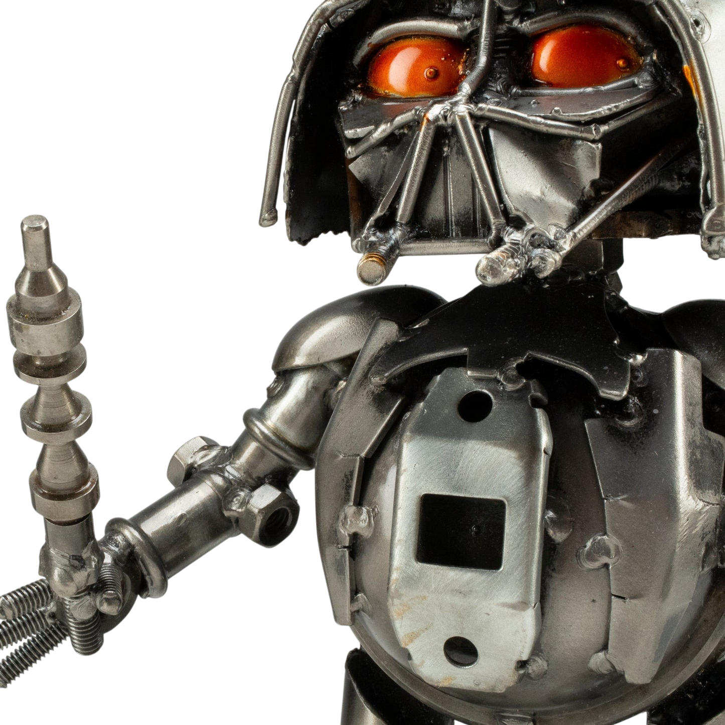 10" Darth Vader Recycled Metal Sculpture (Inspired by Darth Vader)