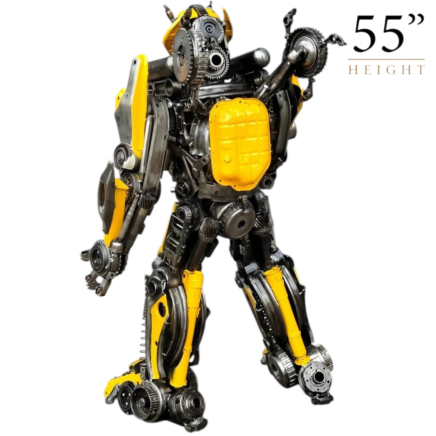 Bumblebee Recycled Metal Sculpture (Inspired by Bumblebee)