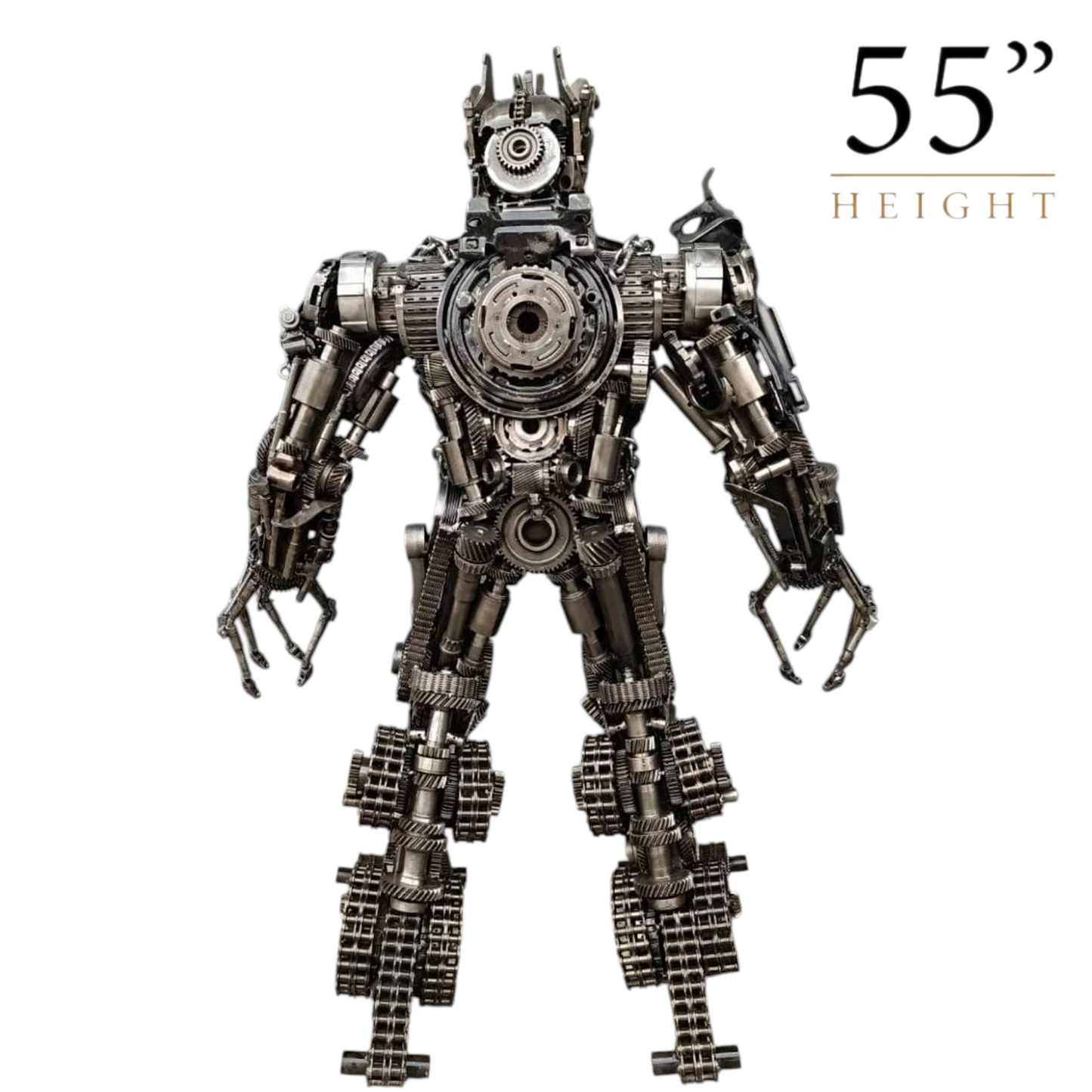 Megatron Recycled Metal Sculpture (Inspired by Megatron)