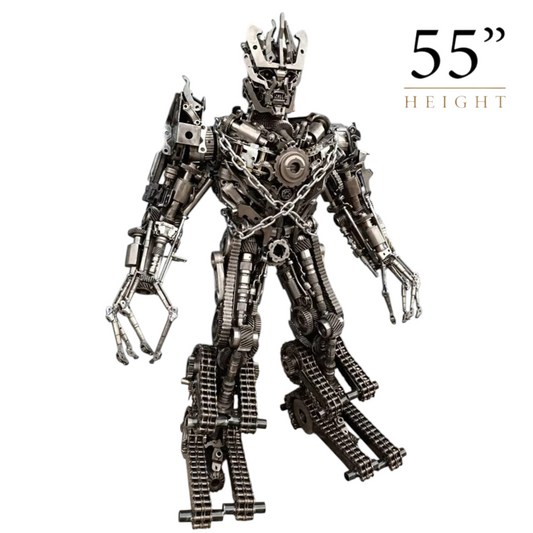 Megatron Recycled Metal Sculpture (Inspired by Megatron)