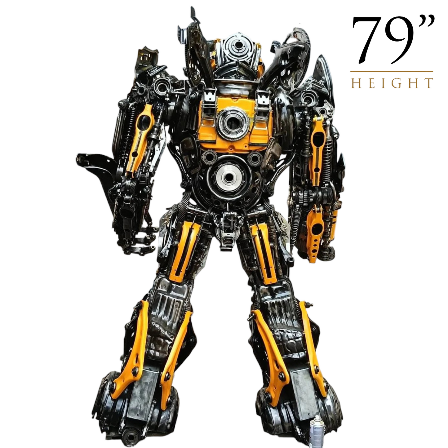 Bumblebee Recycled Metal Sculpture (Inspired by Bumblebee)