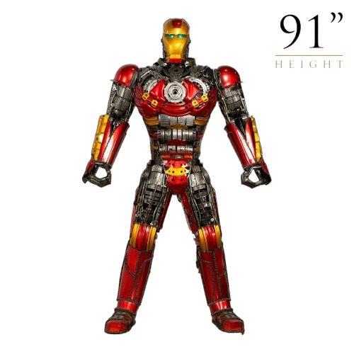 Iron Man Recycled Metal Sculpture (Inspired by Iron Man)