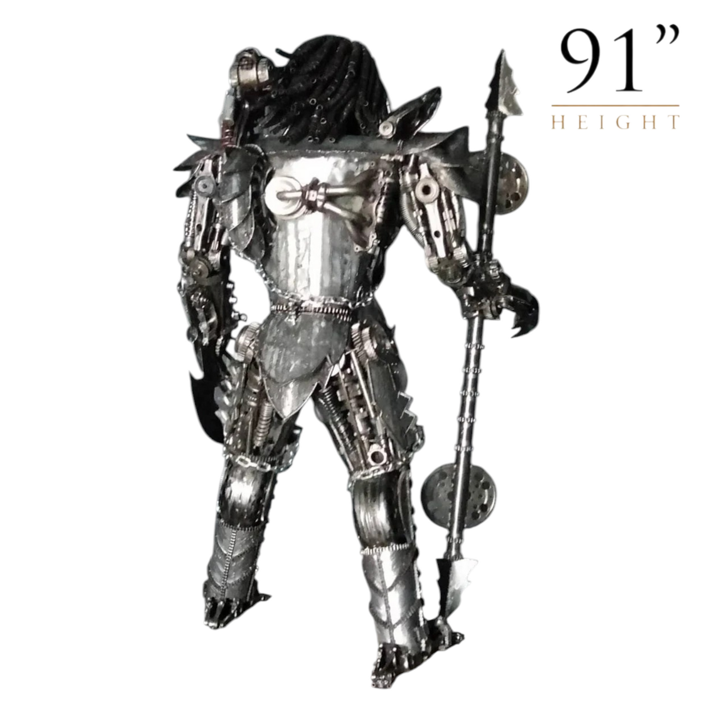 Predator Recycled Metal Sculpture (Inspired by Predator)