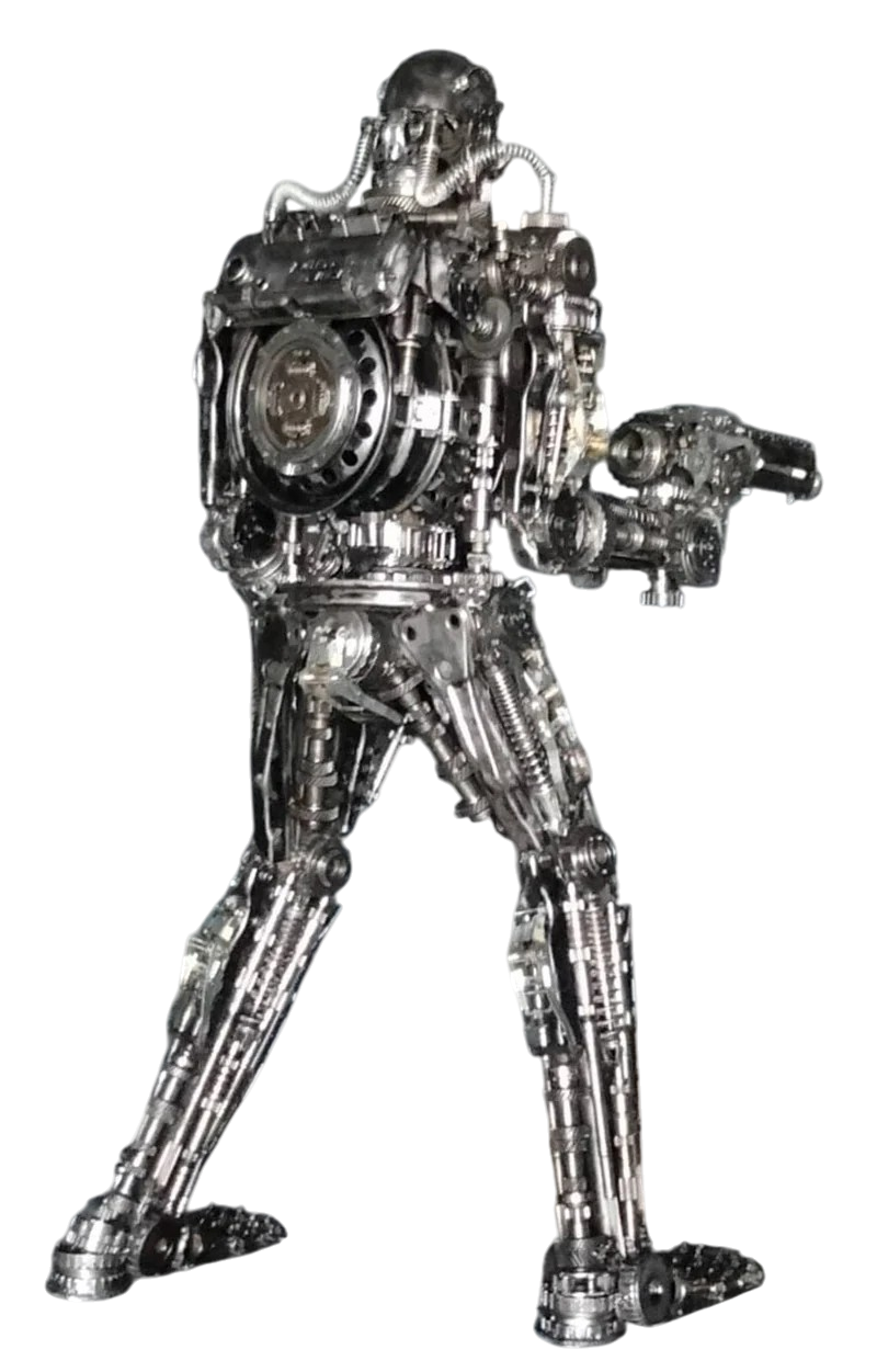 Terminator Recycled Metal Sculpture (Inspired by Terminator)