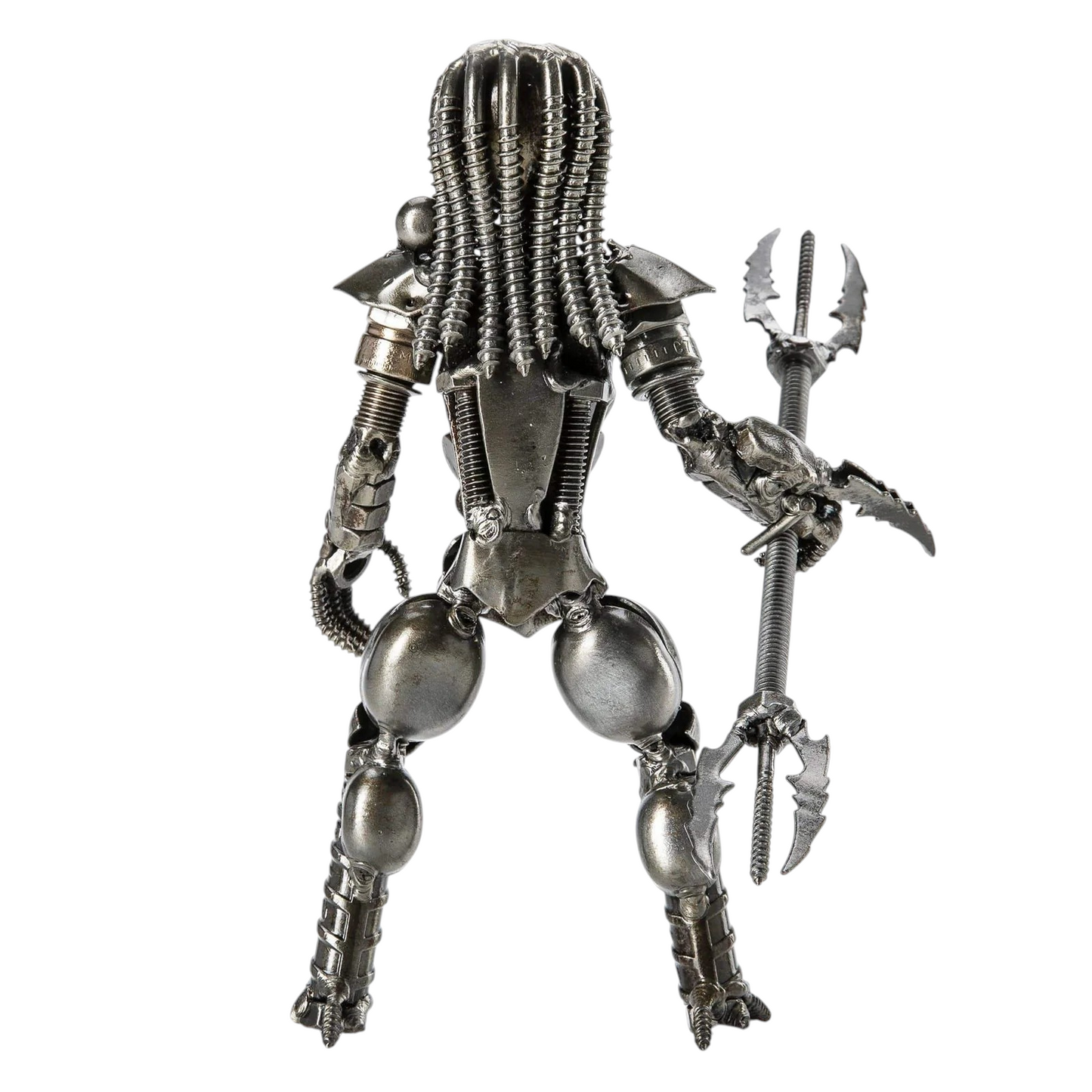 7" Predator Recycled Metal Sculpture (Inspired by Predator)