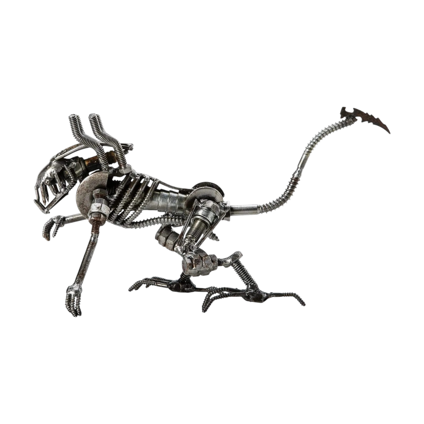 6" Alien Xenomorph Recycled Metal Sculpture (Inspired by Alien)