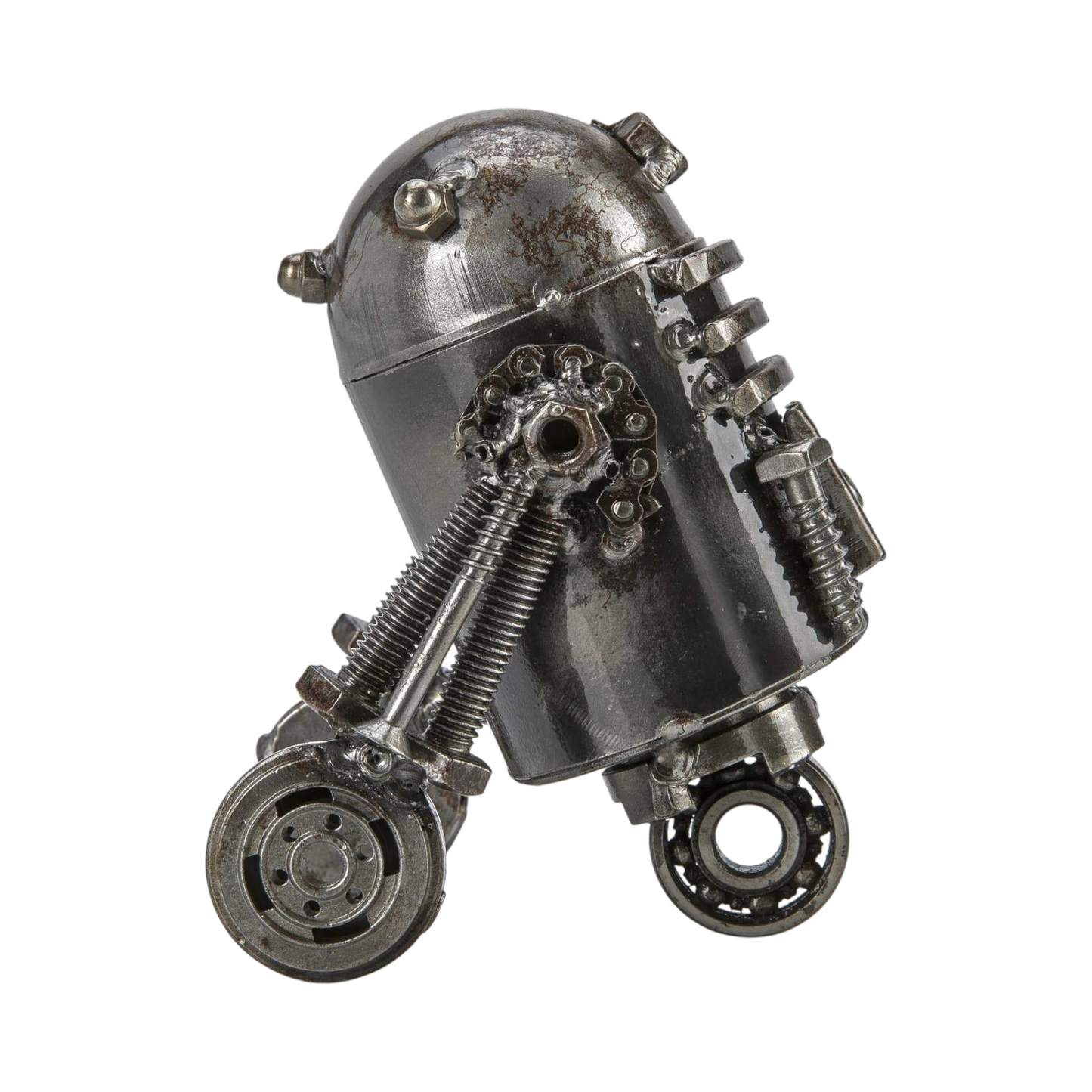 6" R2-D2 Recycled Metal Sculpture (Inspired by R2-D2)