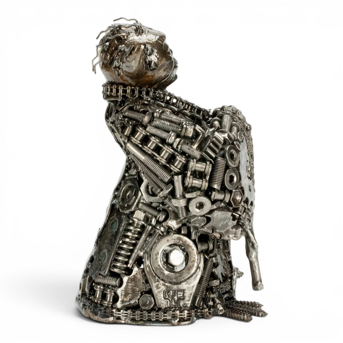 Yoda Recycled Metal Sculpture (Inspired by Yoda)